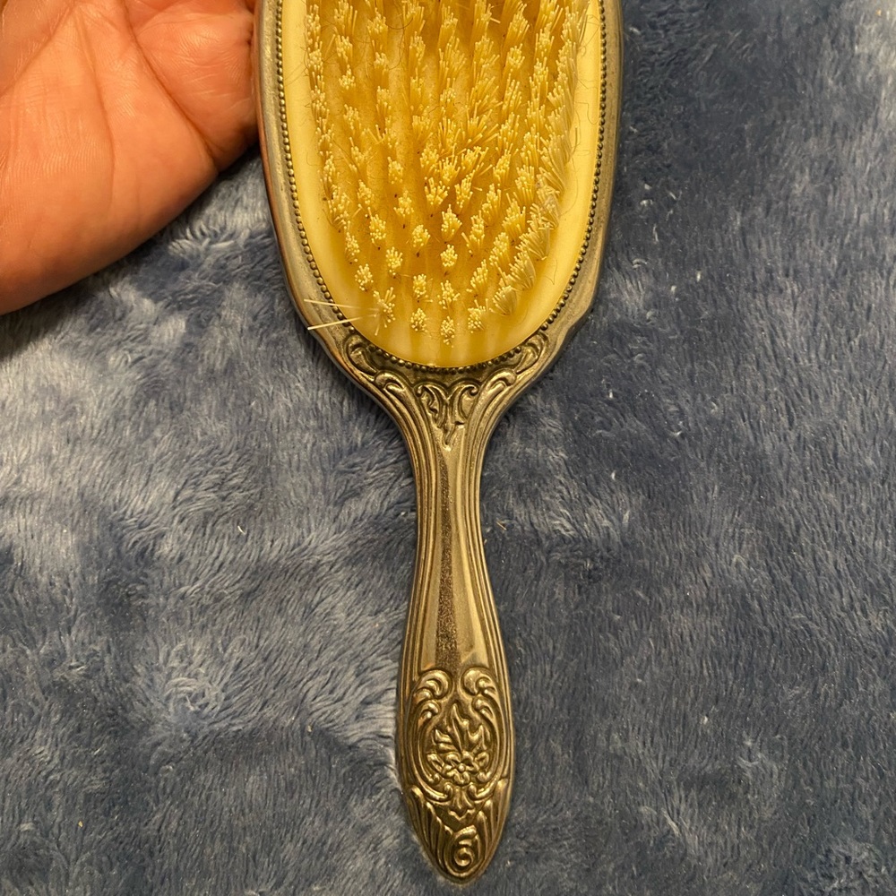 Vintage Silver Plated Vanity/Mirror/Brush/Comb/Po… - image 6